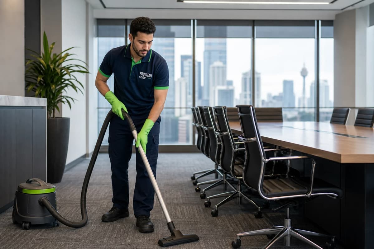 Commercial cleaning team Penrith