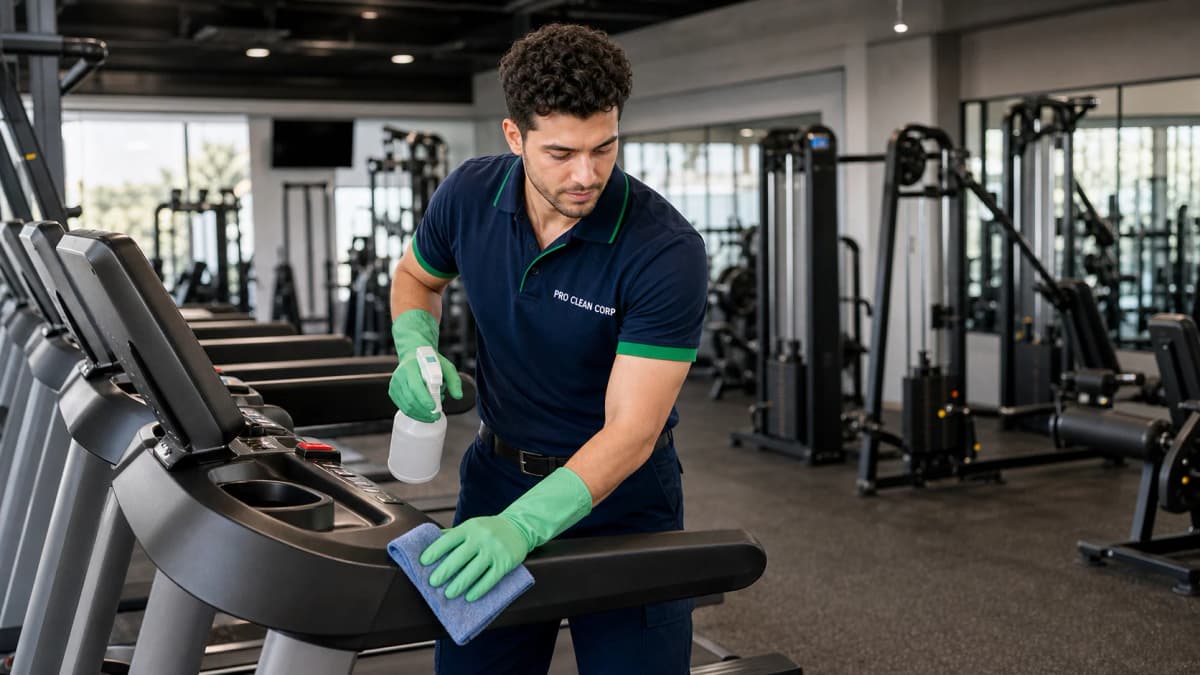 Gym cleaning team Penrith